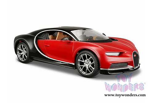 Maisto - Special Edition | Bugatti Chiron Hardtop (1/24 scale diecast model car, Red/Black) 31514R