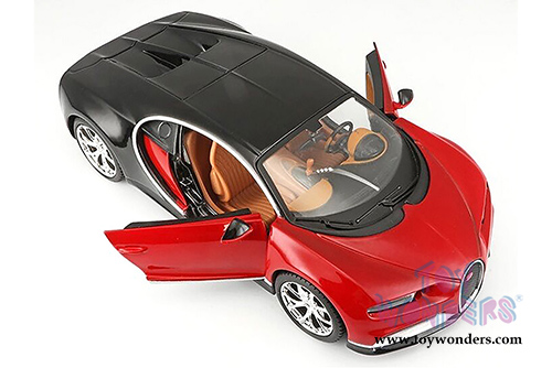 Maisto - Special Edition | Bugatti Chiron Hardtop (1/24 scale diecast model car, Red/Black) 31514R