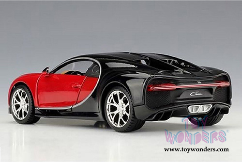 Maisto - Special Edition | Bugatti Chiron Hardtop (1/24 scale diecast model car, Red/Black) 31514R