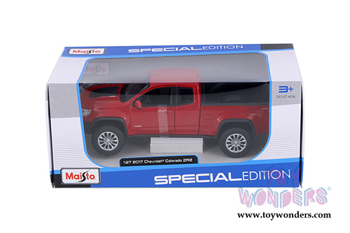  Maisto - Special Edition | Chevrolet&reg; Colorado ZR2 Pickup Truck (2017, 1/27 scale diecast model car, Red) 31517R