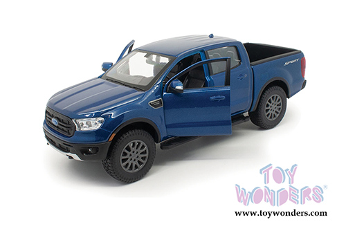 Maisto - Special Edition | Ford Ranger Pickup Truck (2019, 1/24 scale diecast model car, Blue) 31521BU