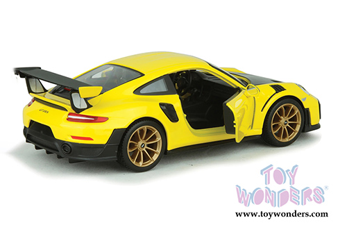 Maisto - Special Edition | Porsche 911 GT2 RS Hardtop (2018, 1/24 scale diecast model car, Yellow/Black) 31523YL