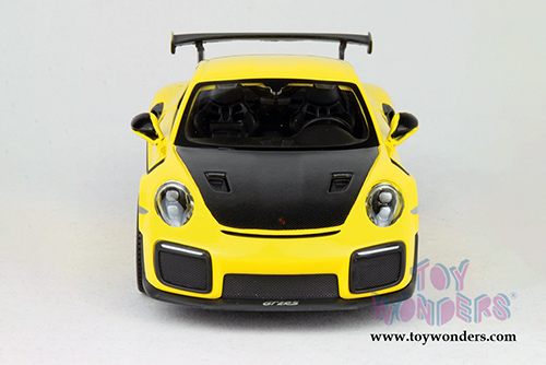 Maisto - Special Edition | Porsche 911 GT2 RS Hardtop (2018, 1/24 scale diecast model car, Yellow/Black) 31523YL