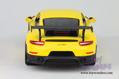 Maisto - Special Edition | Porsche 911 GT2 RS Hardtop (2018, 1/24 scale diecast model car, Yellow/Black) 31523YL