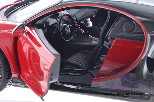 Maisto Special Edition - Bugatti Chiron Hardtop (1/24 scale diecast model car, Red/Black) 31524R