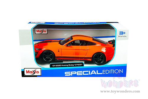 Maisto - Ford Shelby&reg; GT500&reg; Hardtop (2020, 1/24 scale diecast model car, Orange) 31532OR
