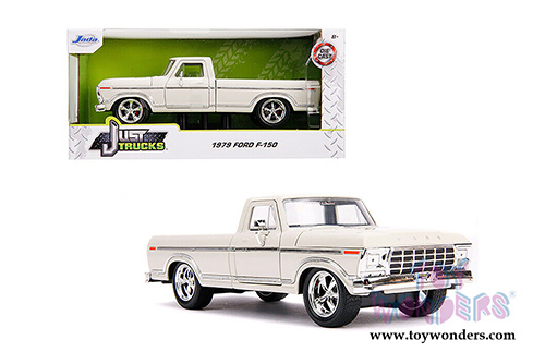 Jada Toys Just Trucks - Ford F-150 Custom Pickup (1979, 1/24 scale diecast model car, Beige) 31589