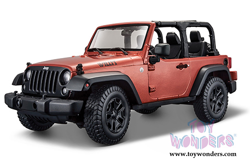 Maisto - Special Edition | Jeep&reg; Wrangler Topless (2014, 1/18 scale diecast model car, Copper) 31610CO