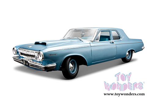Maisto - Special Edition | Dodge 330 Hardtop (1963, 1/18 scale diecast model car, Blue) 31652BU