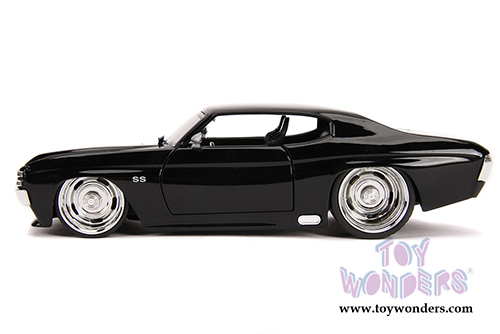 Jada Toys Bigtime Muscle - Chevrolet&reg; Chevelle SS  Hardtop (1971, 1/24 scale diecast model car, Black) 31653