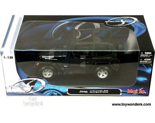 Maisto - Jeep Wrangler Rubicon (1:18, Blue) 31663