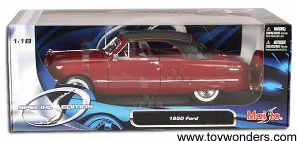 Maisto - Ford Convertible (1950, 1:18, Red) 31681