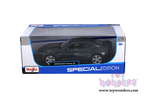  Maisto - Special Edition | Chevrolet&reg; Camaro&reg; SS Hardtop (2016, 1/18 scale diecast model car, Dark Grey) 31689GY