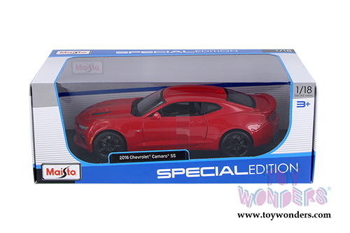 Maisto - Special Edition | Chevrolet® Camaro® SS Hardtop (2016, 1/18 scale diecast model car, Red) 31689R