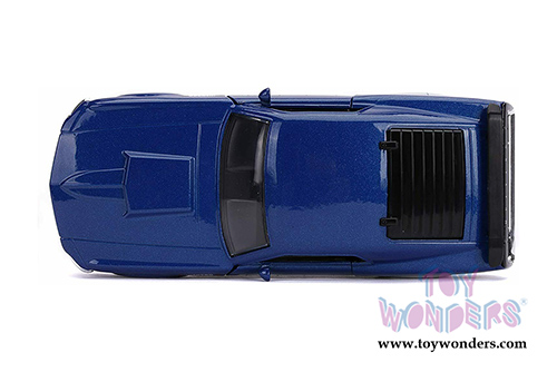 Jada Toys - Hollywood Rides | Marvel Avengers Winter Soldier Ford Mustang Boss (1970, 1/32 scale diecast model car, Blue/Silver) 31745