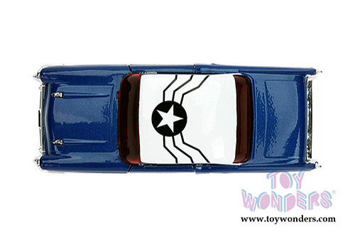 Jada Toys - Hollywood Rides | Marvel Avengers Falcon Chevrolet&reg; Bel Air&reg; (1957, 1/32 scale diecast model car, Blue/Red) 31762