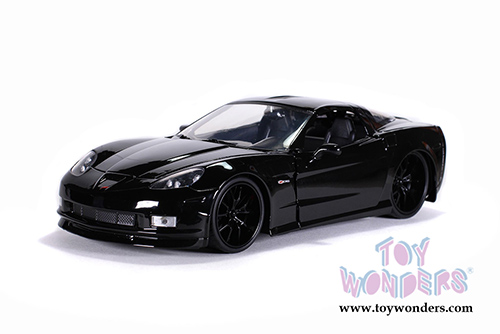 Jada Toys BigTime Muscle - Chevrolet Corvette&reg; Z06 Hardtop (2006, 1/24 scale diecast model car, Black) 31862/4