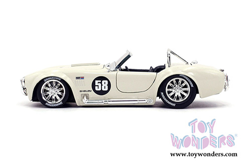 Jada Toys Bigtime Muscle - Shelby Cobra 427 S/C® (1965, 1/24 scale diecast model car, Off White) 31864/4