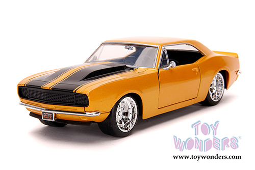 Jada Toys Bigtime Muscle | Chevrolet® Camaro® Hardtop (1967, 1/24 scale diecast model car, Orange/Black) 31866/4