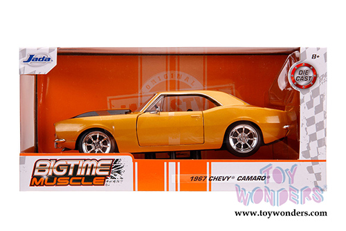 Jada Toys Bigtime Muscle | Chevrolet® Camaro® Hardtop (1967, 1/24 scale diecast model car, Orange/Black) 31866/4