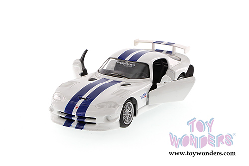 Maisto - Dodge Viper GT2 Hardtop (1/24 scale diecast model car, White with blue) 31945W