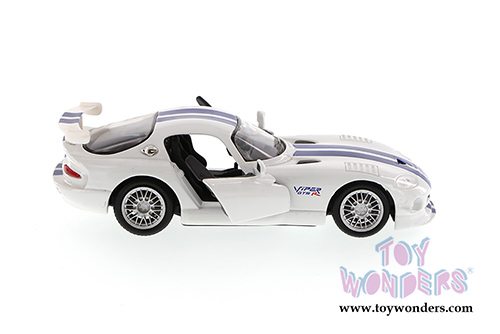 Maisto - Dodge Viper GT2 Hardtop (1/24 scale diecast model car, White with blue) 31945W