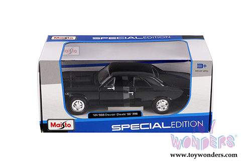 Maisto - Special Edition | Chevrolet&reg; Chevelle SS396 Hard Top (1966, 1/24 scale diecast model car, Black) 31960BK