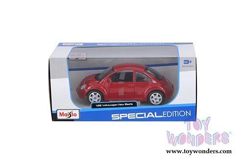 Maisto - Volkswagen New Beetle Hardtop (1/25 scale diecast model car, Red) 31975R