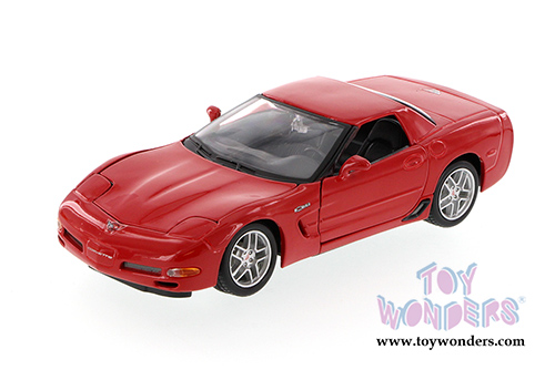 Maisto - Chevy Corvette Z06 Hard Top (2002, 1/24 scale diecast model car, Red) 31989R