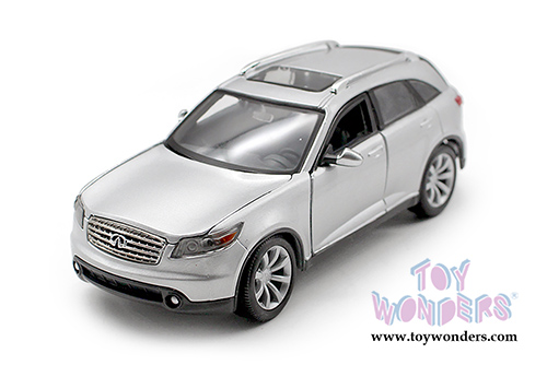 Maisto - Infiniti FX45 SUV w/ Sunroof (2005, 1/24 scale diecast model car, Silver) 31994SV