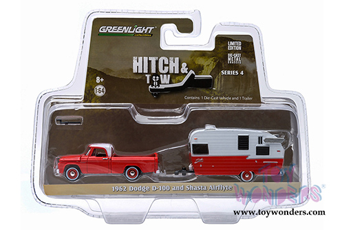 Greenlight - Hitch & Tow Series 4 (1/64 scale diecast model car, Asstd.) 32040/48