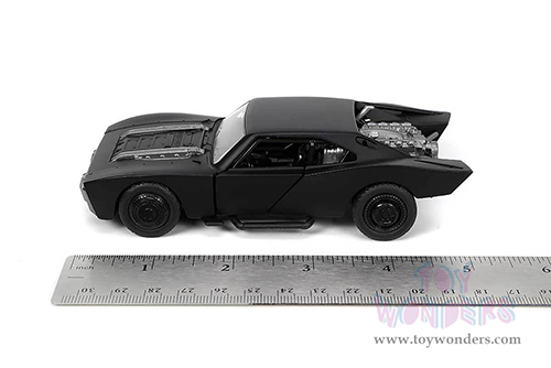 Jada Toys - DC Comics | 2022 "The Batman" Batmobile&trade; with Batman&trade; Diecast Figure (1/32, diecast model toy, Matte Black)  32042