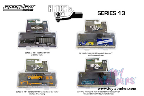 Greenlight - Hitch & Tow Series 13 (1/64 scale diecast model car, Asstd.) 32130/6