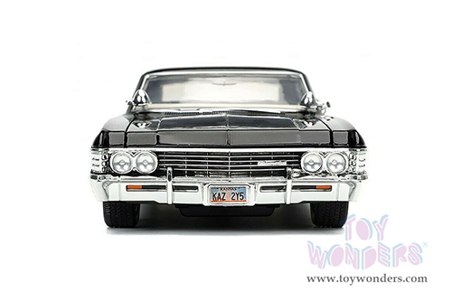 Jada Toys - Hollywood Rides | Supernatural Join The Hunt Chevrolet® Impala SS Sport Sedan with Dean Winchester figurine (1967, 1/24, diecast model car, Black) 32250/4