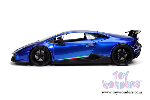 Jada Toys Hyper-Spec - Lamborghini Huracán Performante Hardtop (1/24, diecast model car, Blue) 32256/4