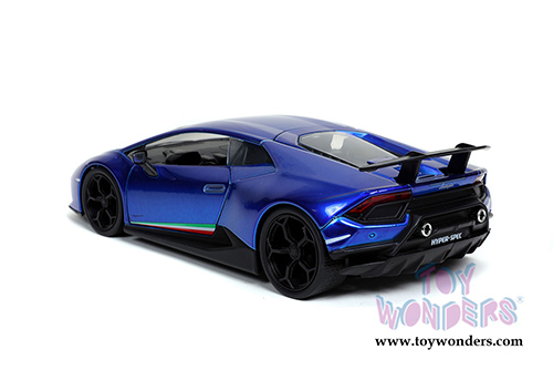 Jada Toys Hyper-Spec - Lamborghini Huracán Performante Hardtop (1/24, diecast model car, Blue) 32256/4