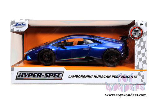 Jada Toys Hyper-Spec - Lamborghini Huracán Performante Hardtop (1/24, diecast model car, Blue) 32256/4