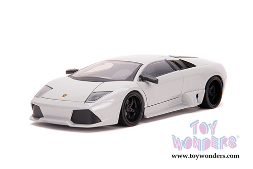 Jada Toys Hyper-Spec - Lamborghini Murcielago LP640 Hardtop (1/24, diecast model car, Light Gray) 32274/4