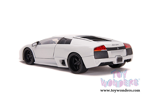 Jada Toys Hyper-Spec - Lamborghini Murcielago LP640 Hardtop (1/24, diecast model car, Light Gray) 32274/4