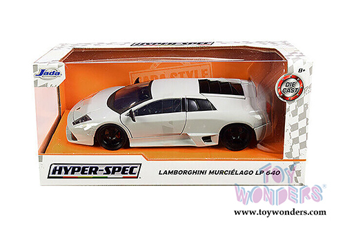 Jada Toys Hyper-Spec - Lamborghini Murcielago LP640 Hardtop (1/24, diecast model car, Light Gray) 32274/4