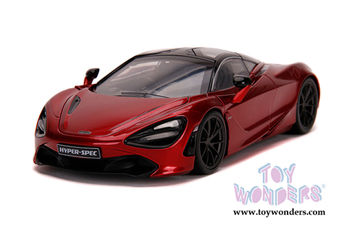 Jada Toys Hyper-Spec - McLaren 720S Hardtop (1/24, diecast model car, Candy Red/Black) 32275/4