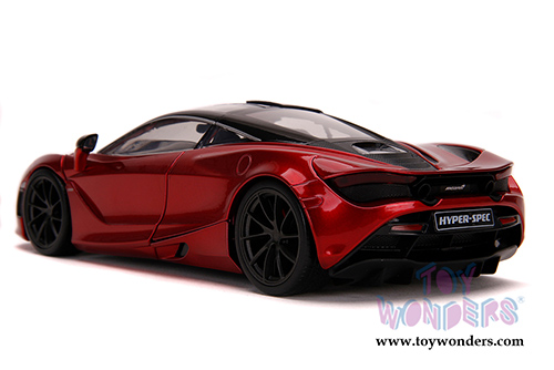 Jada Toys Hyper-Spec - McLaren 720S Hardtop (1/24, diecast model car, Candy Red/Black) 32275/4
