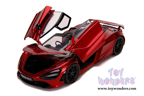 Jada Toys Hyper-Spec - McLaren 720S Hardtop (1/24, diecast model car, Candy Red/Black) 32275/4