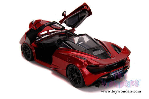 Jada Toys Hyper-Spec - McLaren 720S Hardtop (1/24, diecast model car, Candy Red/Black) 32275/4