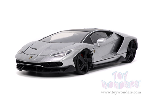 Jada Toys Hyper-Spec - Lamborghini Centenario Hardtop (1/24, diecast model car, Gray/Black) 32277/4