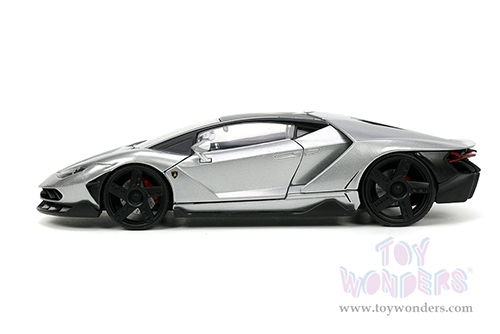 Jada Toys Hyper-Spec - Lamborghini Centenario Hardtop (1/24, diecast model car, Gray/Black) 32277/4