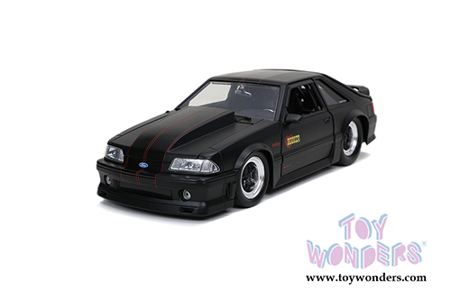 Jada Toys Bigtime Muscle - Ford Mustang GT Hardtop (1989, 1/24 scale diecast model car, Black) 32304/4