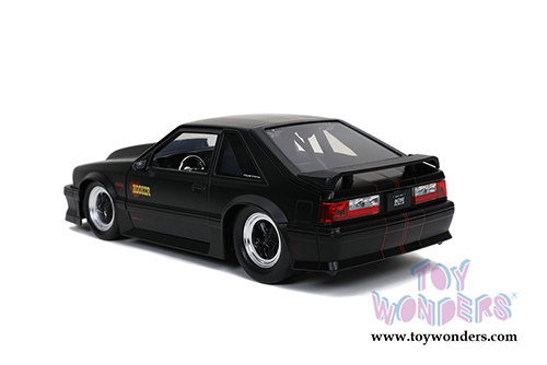 Jada Toys Bigtime Muscle - Ford Mustang GT Hardtop (1989, 1/24 scale diecast model car, Black) 32304/4