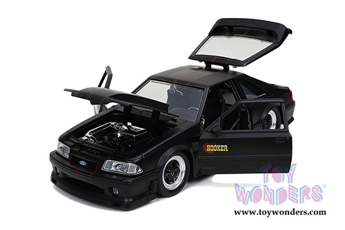 Jada Toys Bigtime Muscle - Ford Mustang GT Hardtop (1989, 1/24 scale diecast model car, Black) 32304/4