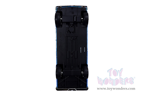 Jada Toys Just Trucks - Ford F-150 Custom Pickup Truck with Extra Wheels (1979, 1/24 scale diecast model car, Candy Blue with White) 32309